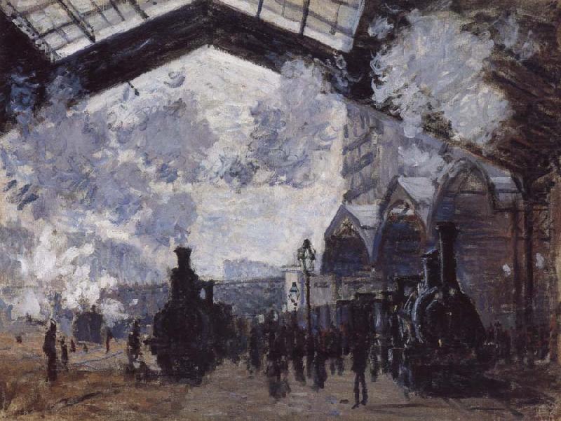 The Gare St Lazare, Claude Monet